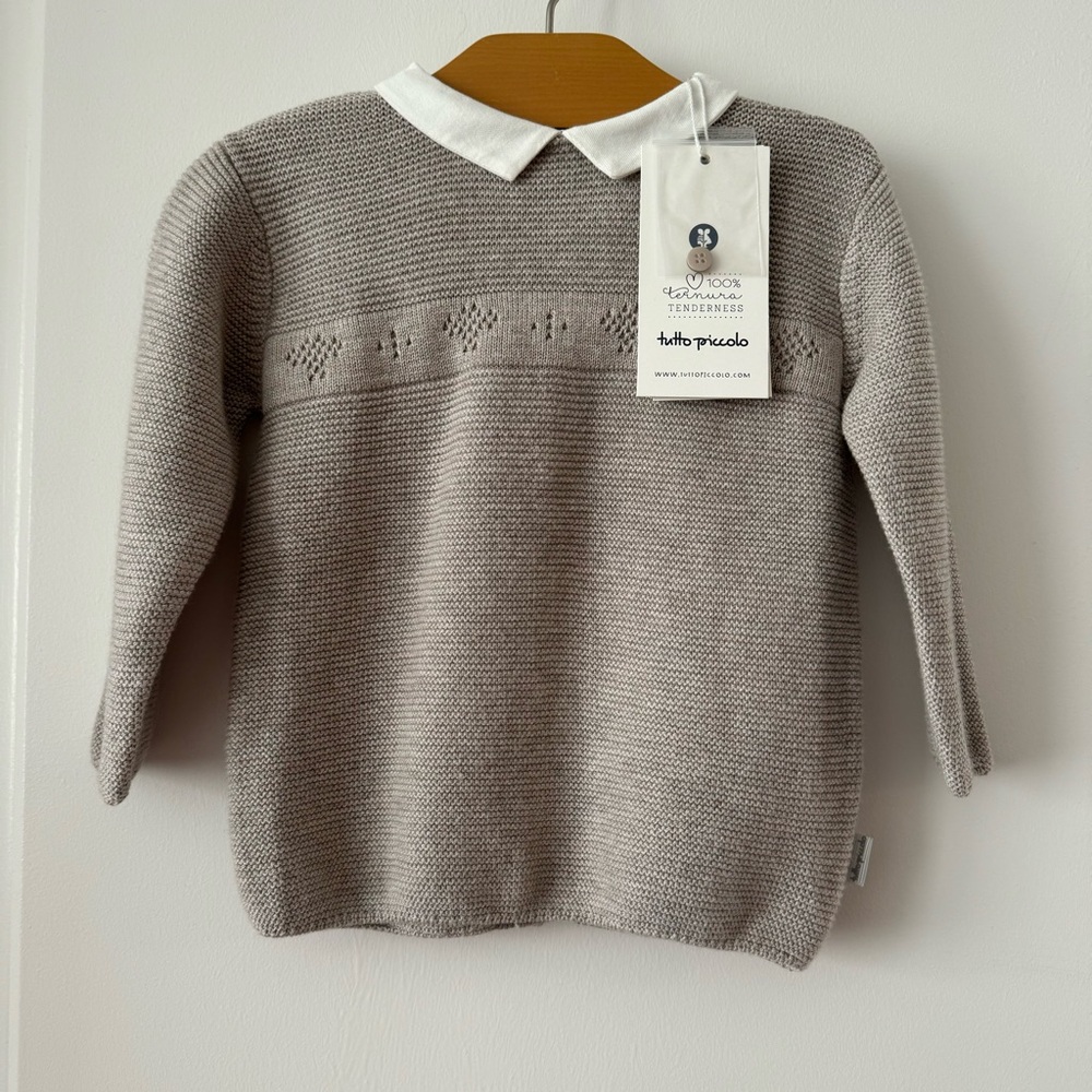 NWT Tutto Piccolo Baby Jersey Tricot Jumper